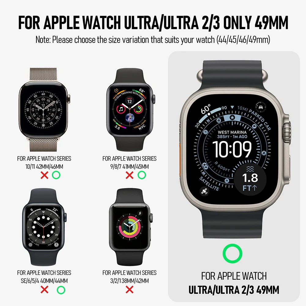 Luxury Stainless Steel Case For Apple Watch Ultra 3 2 1 49mm Metal cover For iwatch Series 11 10 46mm 9 8 7 6 5 SE 4 45MM 44MM image 2