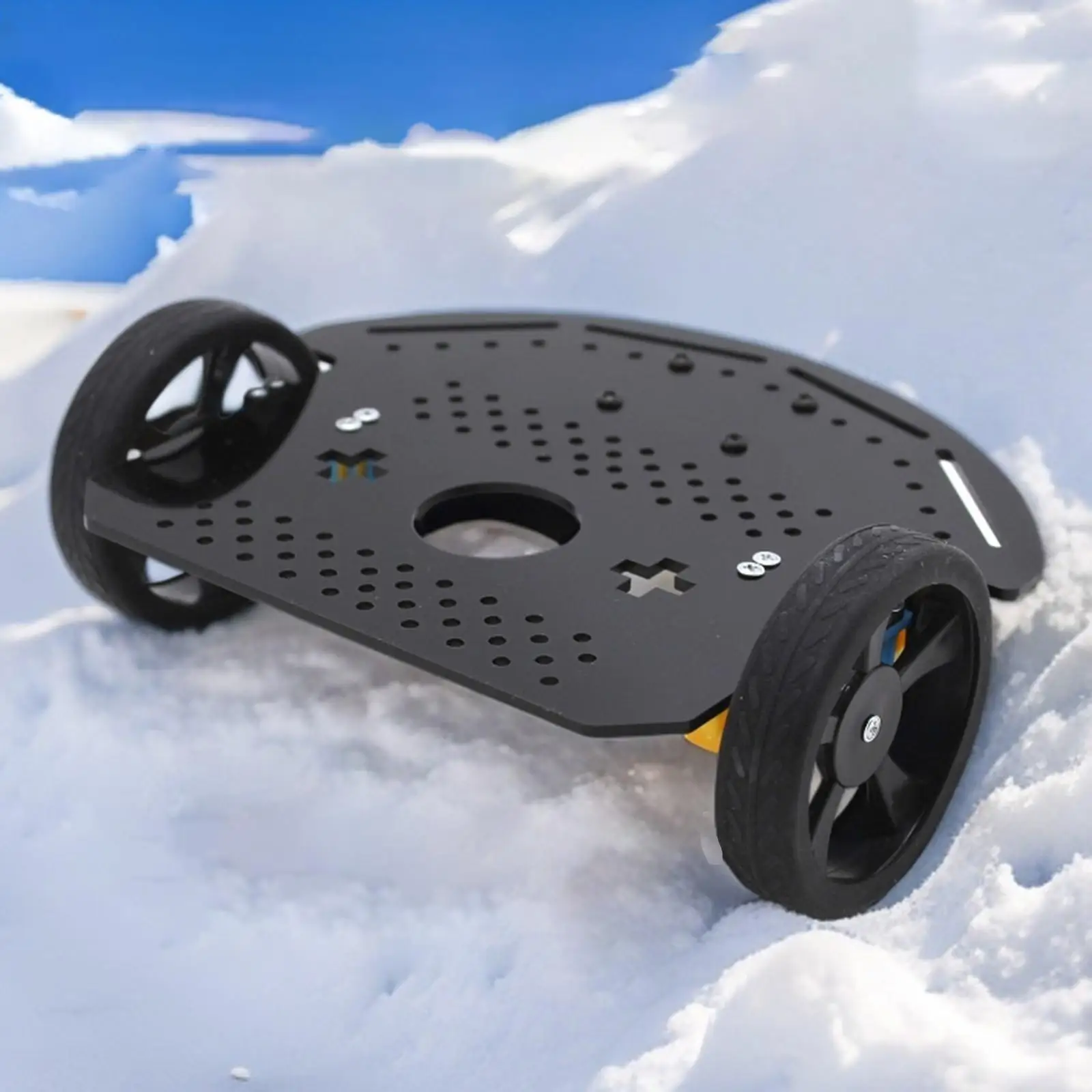 

2 Wheel Smart Robot Car Chassis Replaces with Silicone Wheels Easy Installation DIY Learning Projects Intelligent Vehicle Part