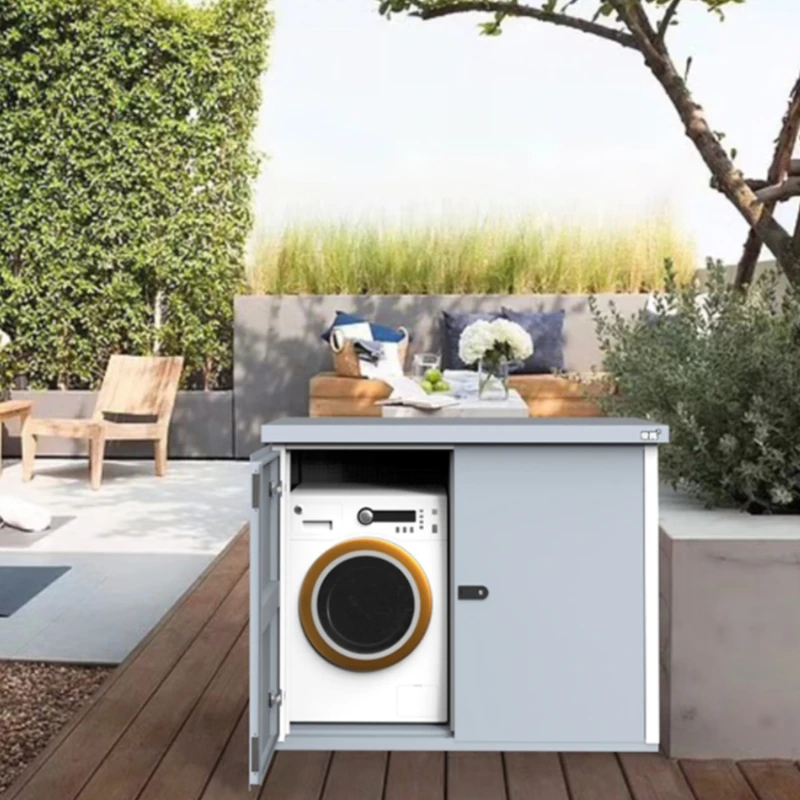 

Outdoor Drum Washing Machine Cabinet Dryer All-in-One Cabinet