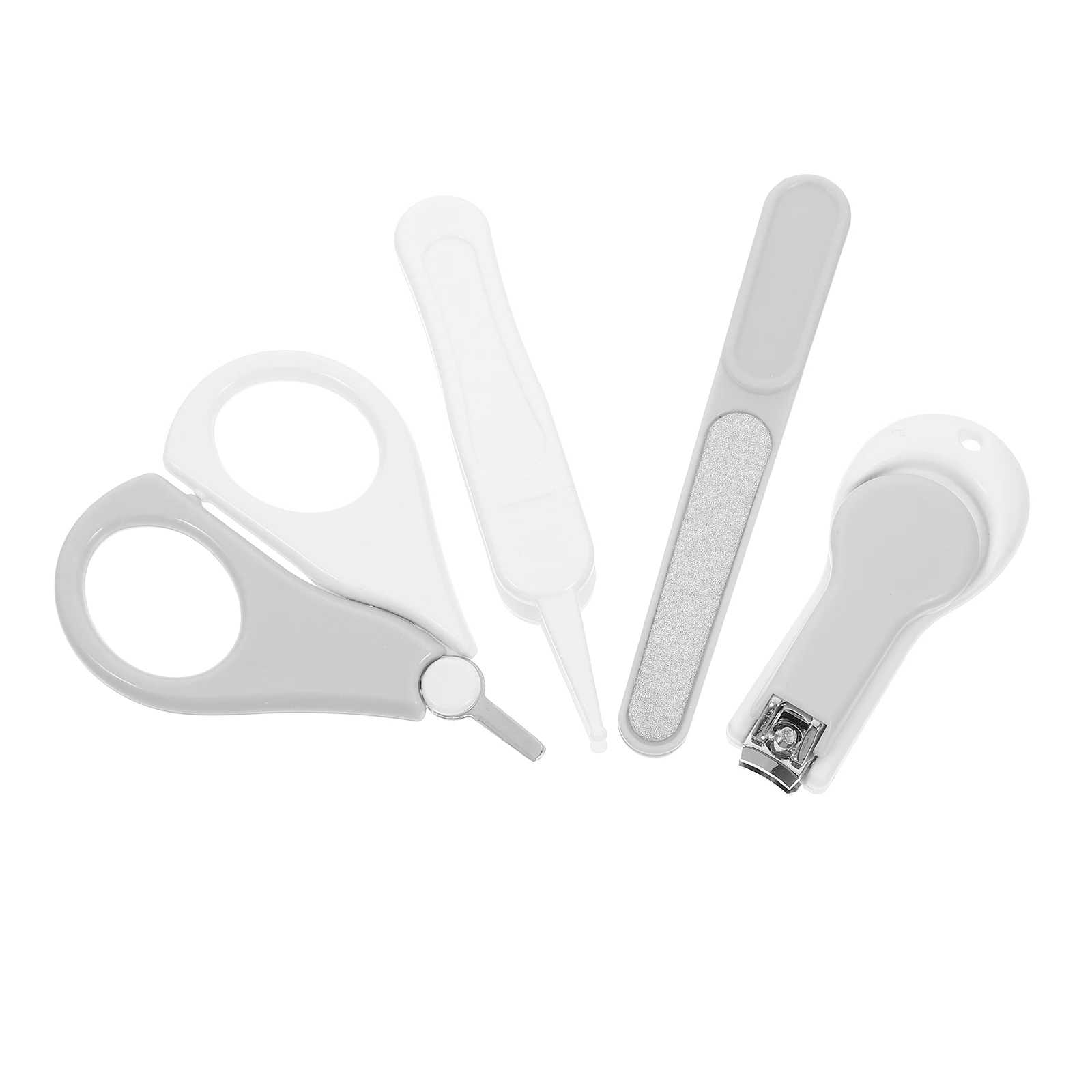 

1 Set Baby Nail Kit With Storage Case Cute Durable Pp Abs Stainless Steel Newborn Manicure Tools Infant Pedicure