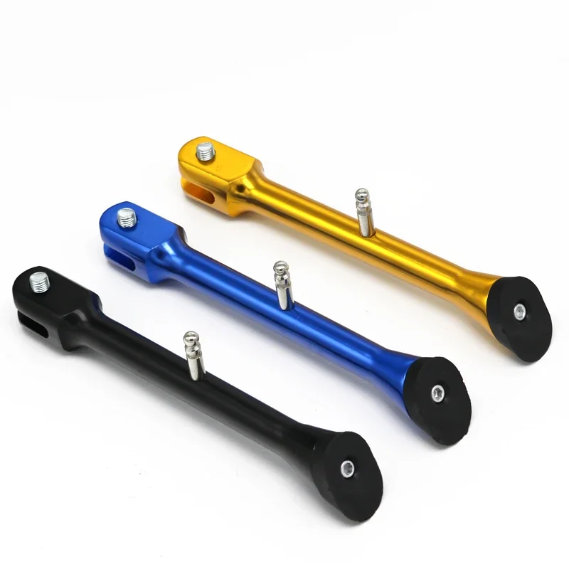 LMoDri New Motorcycle Kickstand Scooter Modification Parts Motorbike Foot Stand Bracket Moped Accessories Side Stand