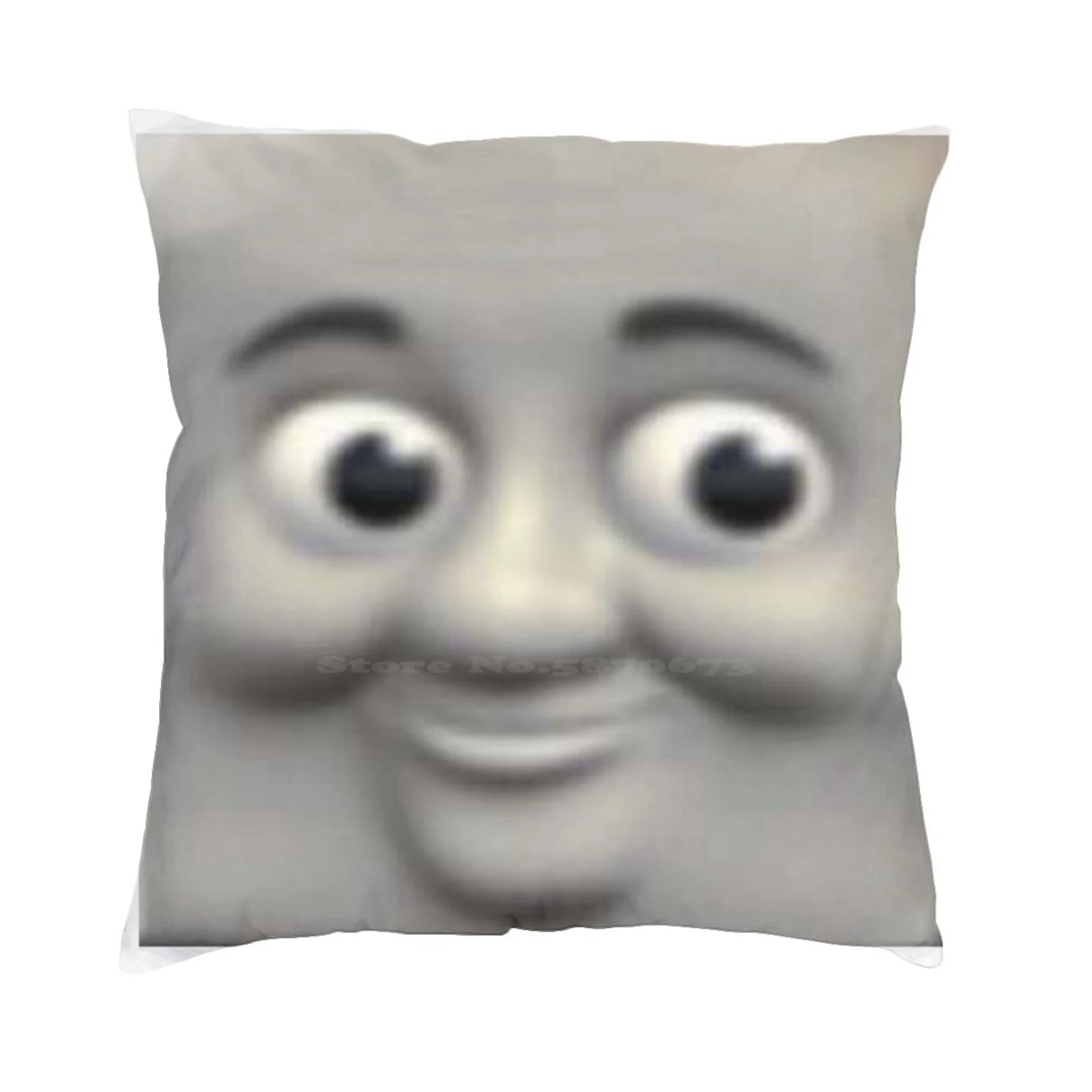 Thomas The Tank Engine Face Soft Comfortable Pillowcase Thomas The Tank Engine Phone Case Cartoon Creepy Thomas Face Meme