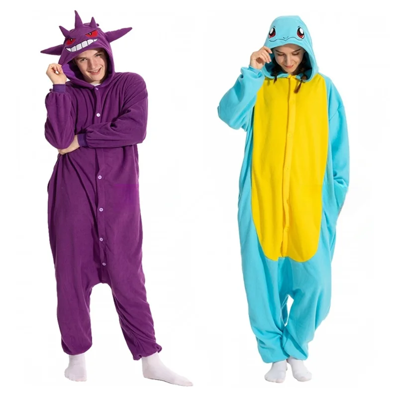 Onesie de tortue adulte pour femmes et hommes, pyjama Kigurumi, pyjama animal de dessin animé, vêtements d\'intérieur, costume de fête d\'Halloween