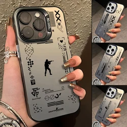 Counter Strikes CSGO Phone Case for Oppo Realme C75 C65 C63 C55 C53 C35 C33 C20 13 12 11 10 9 8 7 i Pro Plus 4G 5G Silver Cover
