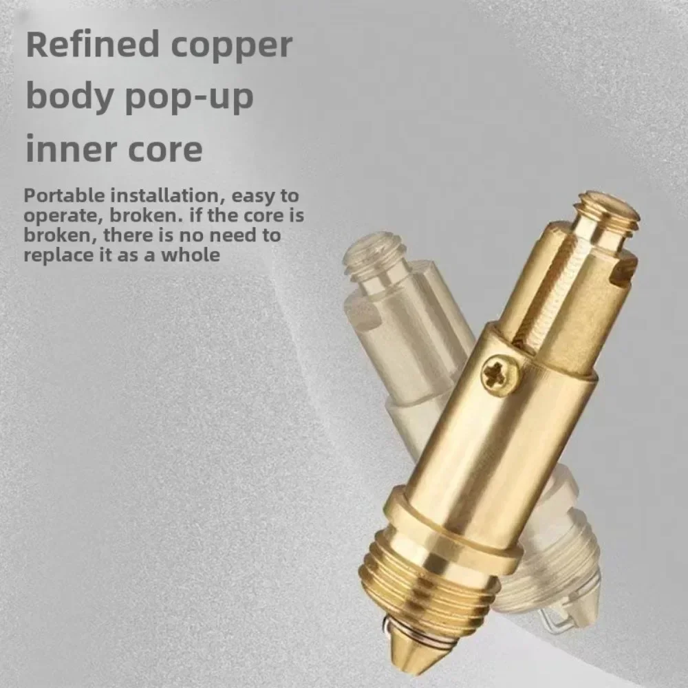 1 PCS Waste Pop Up Click Clack Plug Bolt Spring Replace Spring Plug Bounce Valve For Basin Sink Bathtub Home Improvement Supply