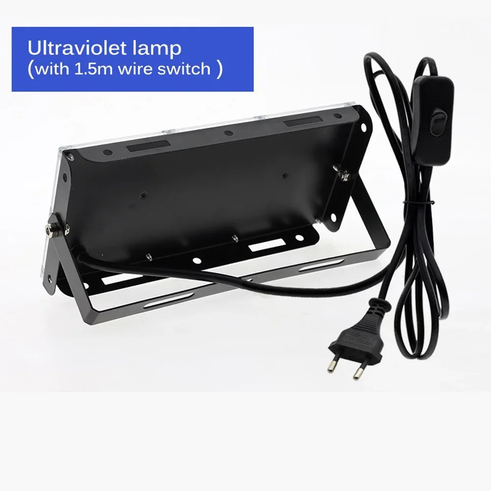 Fioletowe światło 365nm 405nm 395nm, 100W 200W 300W wykrywanie fluorescencyjne klej bezcieniowy zielona żywica olejowa lampa utwardzająca ultrafioletowe UV — zdjęcie 3