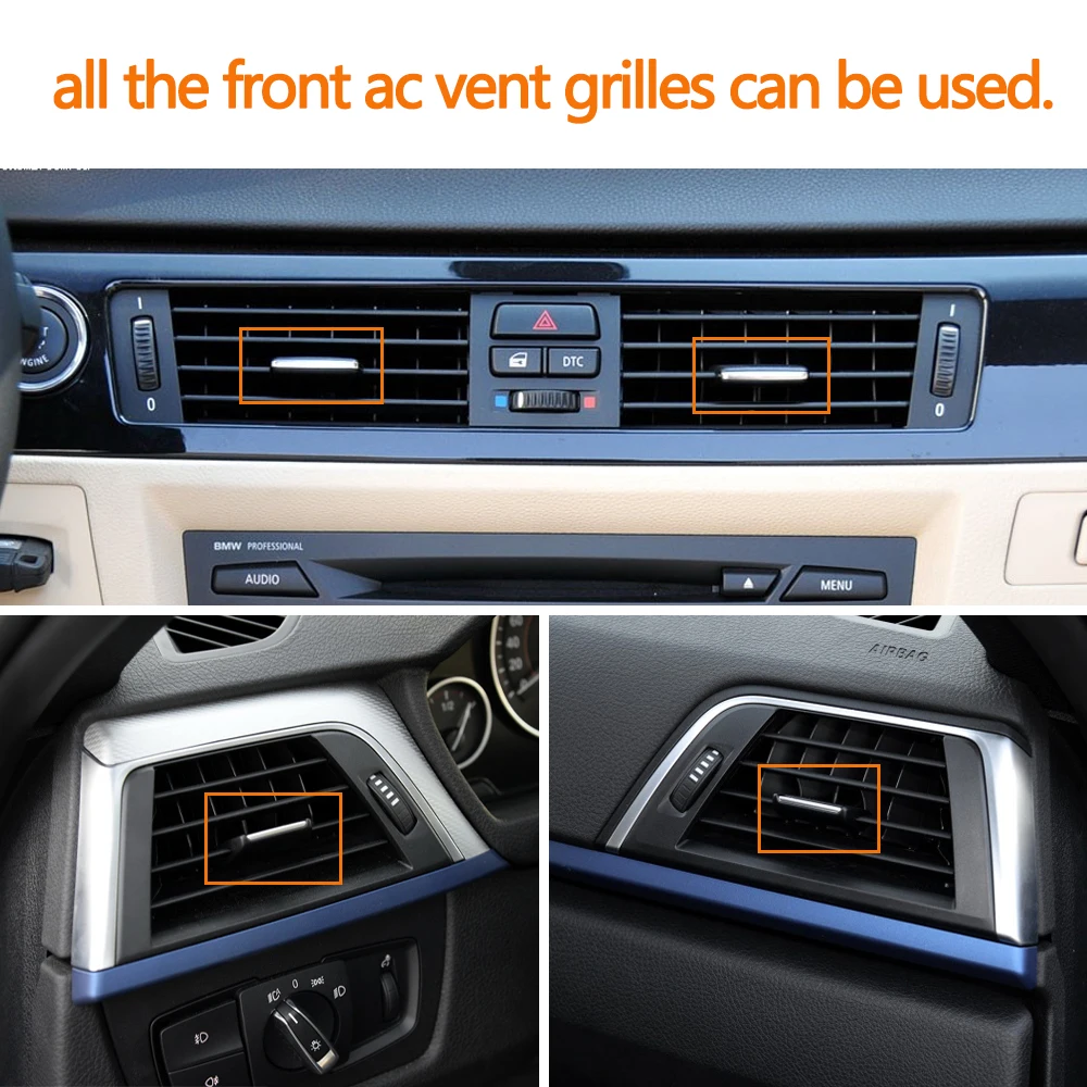 Car Air Conditioning AC Vent Grille Tab Clip Outlet Repair Kit For BMW 3 Series E90 E91 E92 E93 316 318 320 325 328 64229130458