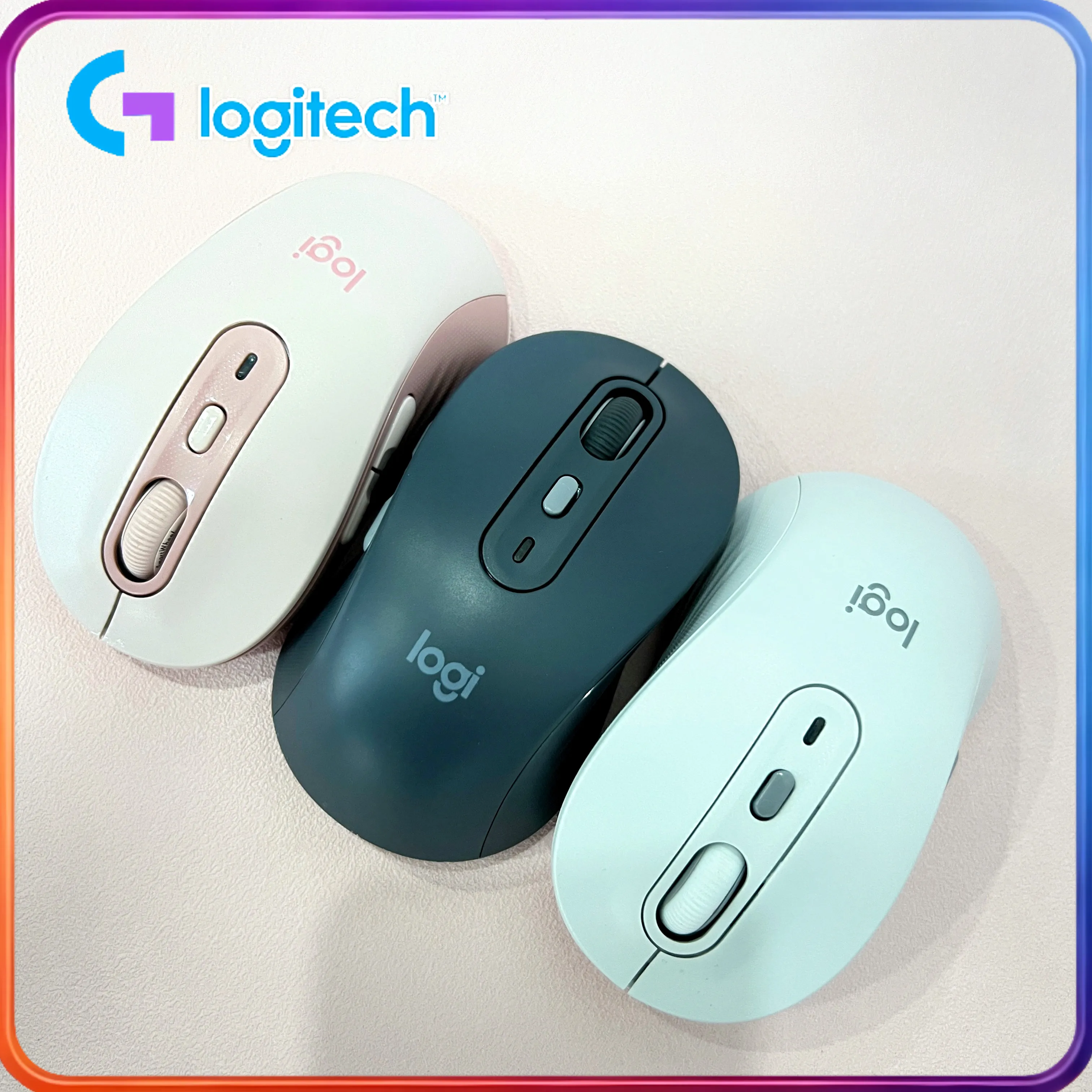 

[In Stock, Fast Shipping] Logitech M750 Wireless Mouse, Bluetooth + 2.4G, High-Precision Sensor, Silent Design