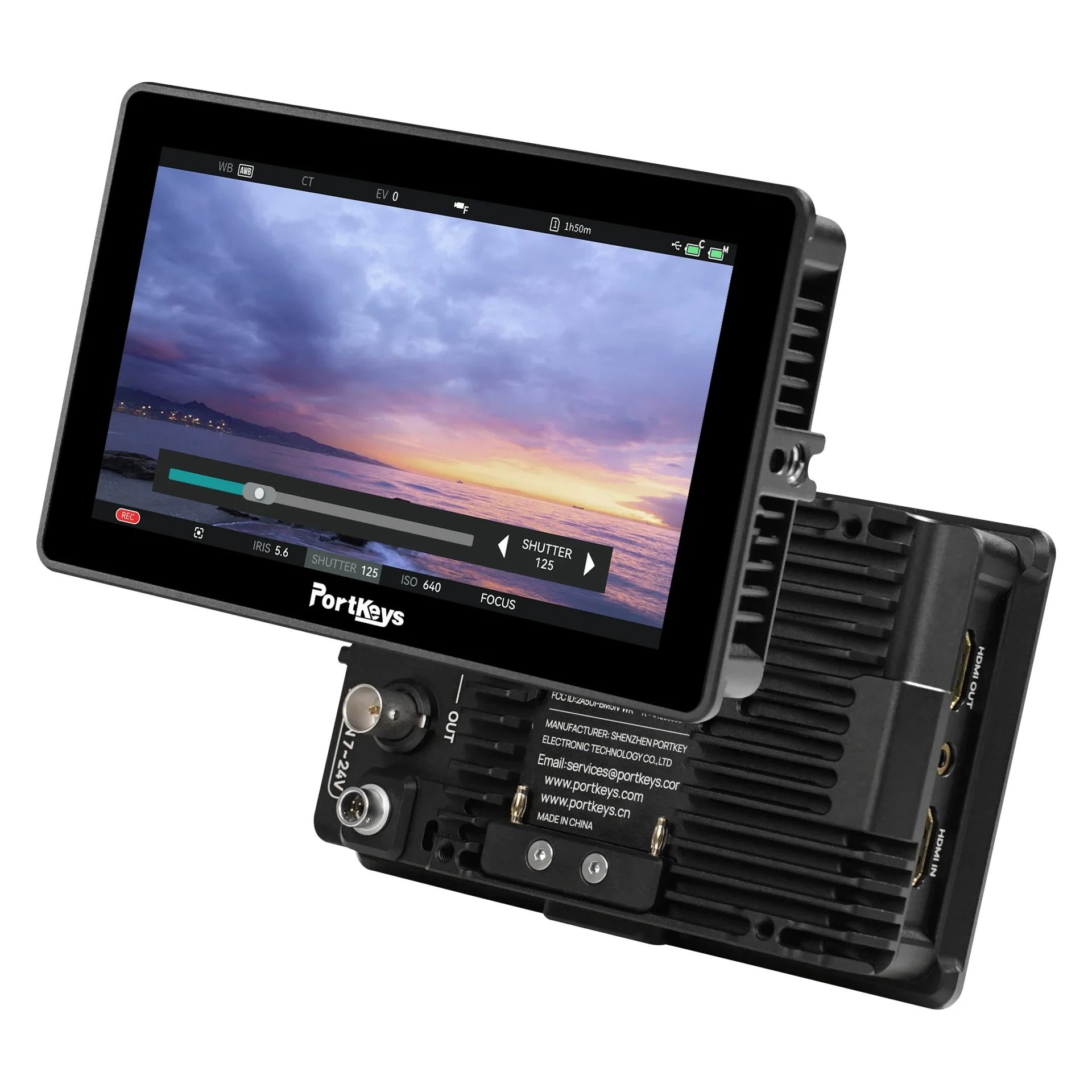 NEW Portkeys BM5 III 5.5inch On- Camera Monitor 4K SDI HD-MI 2200nit for  Z CAM E2 Black Magic Camera DSLR Portkeys Bm5