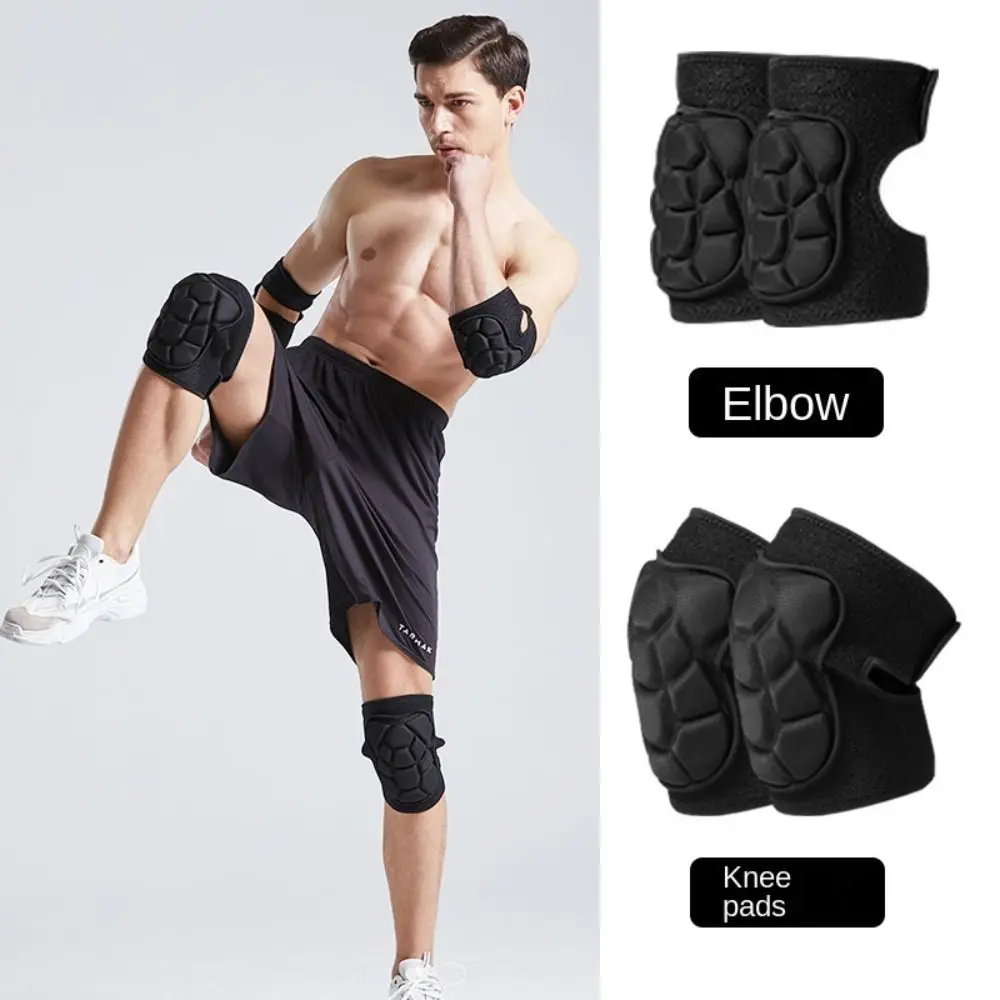 

New Adjustable Elbow Protector Anti-slip Breathable Compression Elbow Braces Sponge Support Thicken Turtle Shell Knee Pads