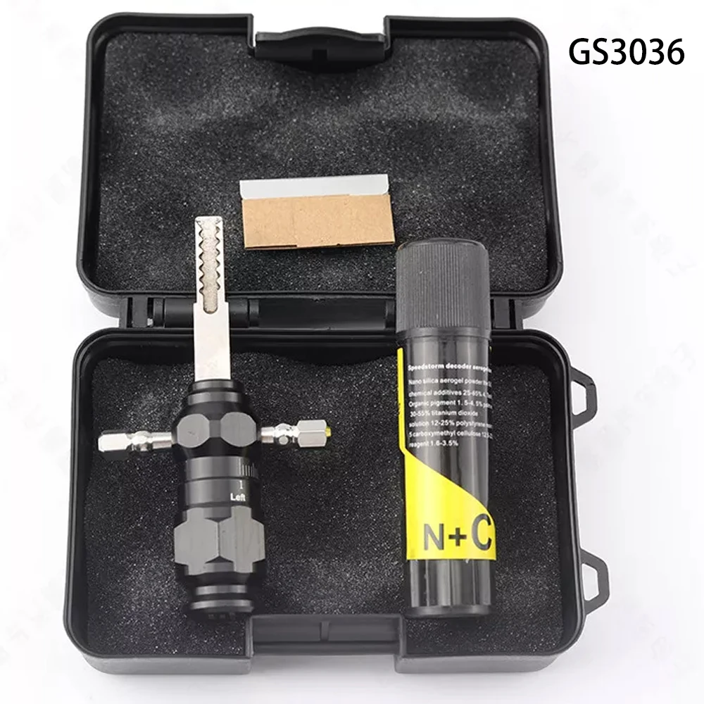 

GS-9527 Ghost Hand Decoder Locksmith Tools,GS-3036 Ghost Hand Wave Inner Groove Speed Storm Tool for Lock,Safe Lock,Car Lock
