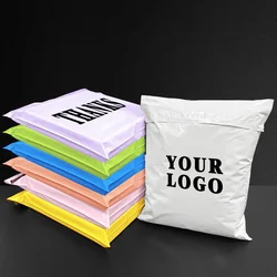 100PCS Custom Self-sealing Sticky Express Bags Packaging Clothing Envelope Storage Bags Custom Logo Printing