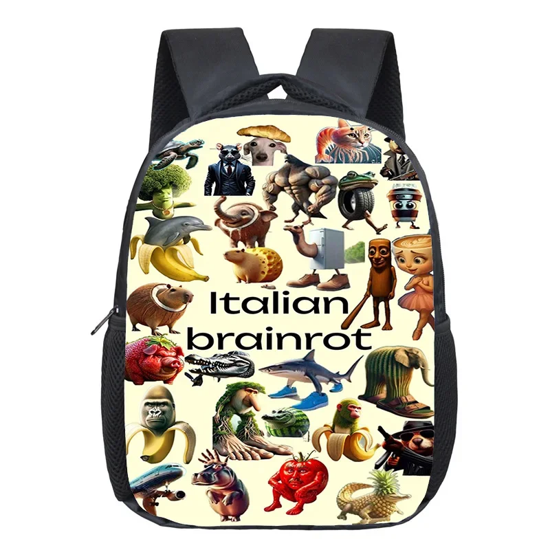 

Итальянский рюкзак Brainrot AI Manga, студенческий повседневный школьный рюкзак Tralalero, рюкзаки с рисунком «сделай сам», популярный рюкзак «Снова в школу»