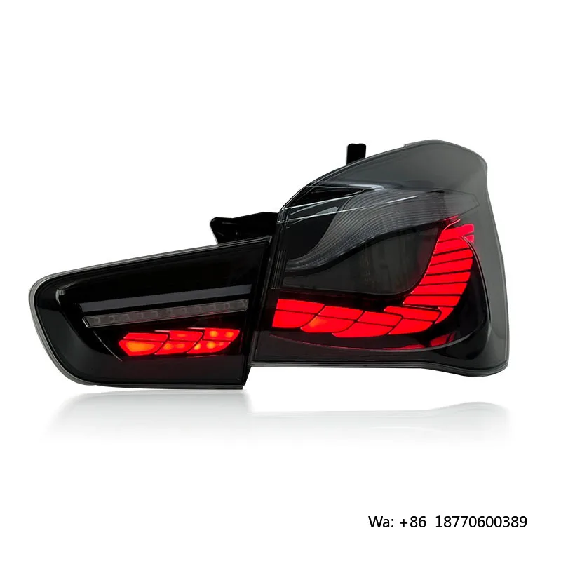 SJC Auto New Style Hot Sales OLED Rear Tail Light for BMW 1 Series F20 F21 GTS Style Rear Lamp Assembly Red Smoked Color Design view 2