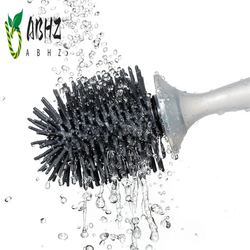 

ABHZ-Щетка для унитаза, многоразовая ручка, диспенсеры, гель для чистки унитаза, вентилируемый держатель для хранения сантехники-щетка для унитаза