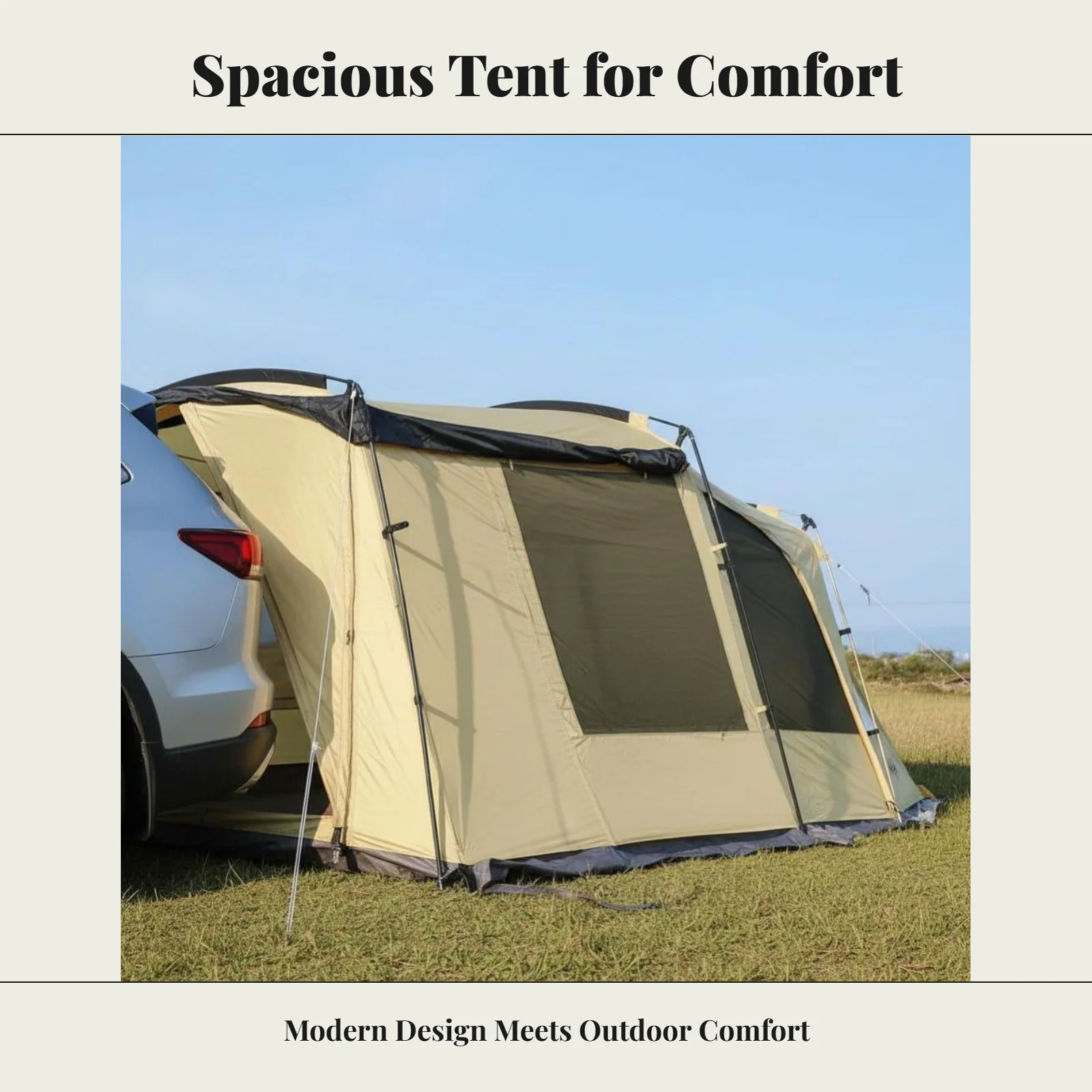 

SUV Tailgate Tent, Waterproof Tunnel Shelter for Camping