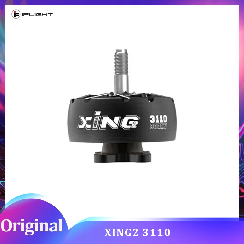 

iFlight XING2 3110 1600KV 1250KV 6S 900KV 8S Brushless Motor With 5mm Titanium Alloy Shaft for RC FPV Cinelifter X8Pro Protek60