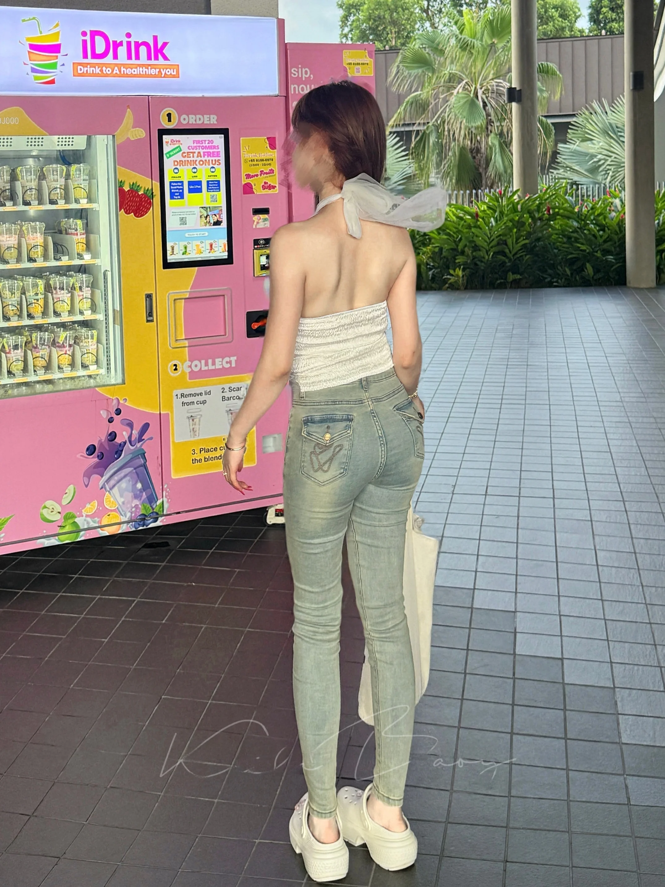 

Harajuku Vintage Skinny Jeans Women's Retro Waed Butt Lifting Slimming Waist Elastic High Waist Denim Jeans Cotton Stretch