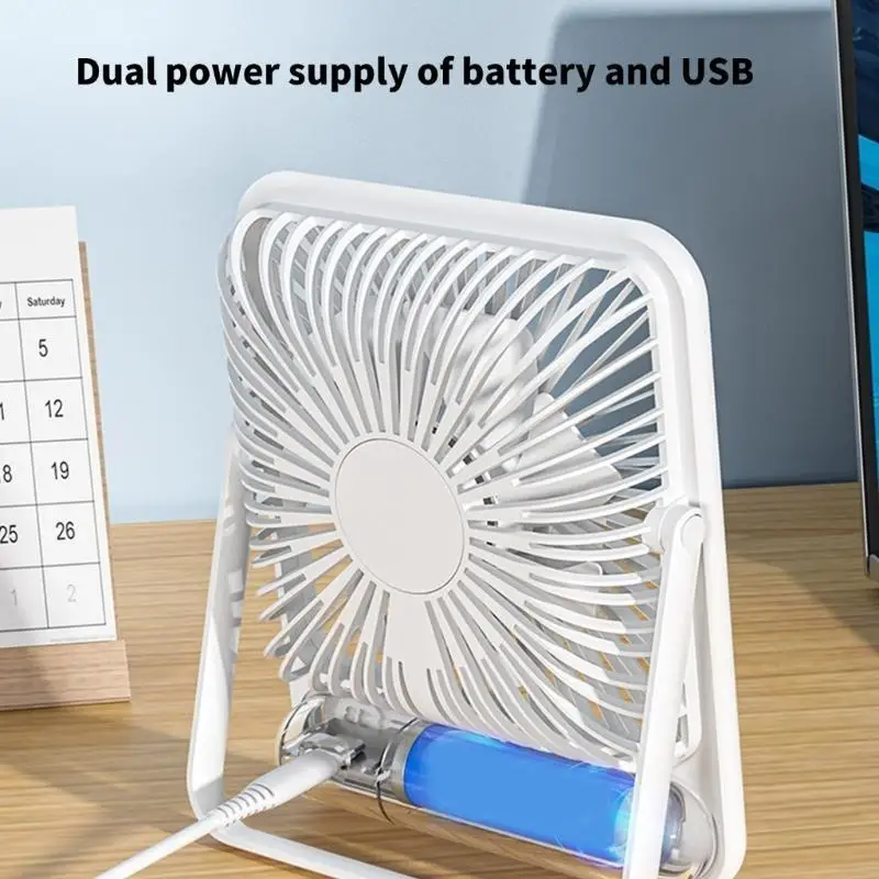 مروحة الجدول مع شحن USB و 3 سرعات خيار Office Solution SETTURE ABS للتبريد الهادئ وفعال N58D