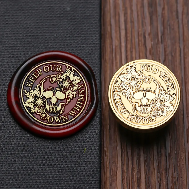 Halloween Wax Seal Stamps Removable Brass Heads Spooky Witch Stamp Sealing For DIY Cards Scrapbooking Invitation Decor