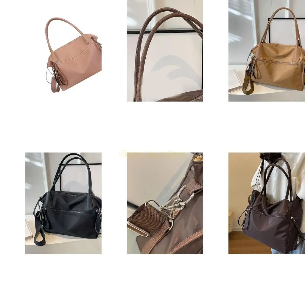 

X90D Eye Catching Casual Nylon Shoulder Bag For Work College Multifunctional Crossbody Bags Lightweight Design Adjustable Strap