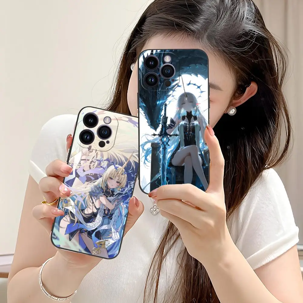 حافظة لهاتف آيفون 17 16 15 14 13 12 11 X XR XS 8 7 Pro Max Plus هاتف ذكي واقي صغير اللون