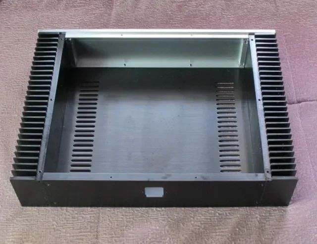

case 430*90*308mm BZ4309 New models all-aluminum amplifier chassis /AMP case Enclosure/Box DIY (Both sides of the radiator)