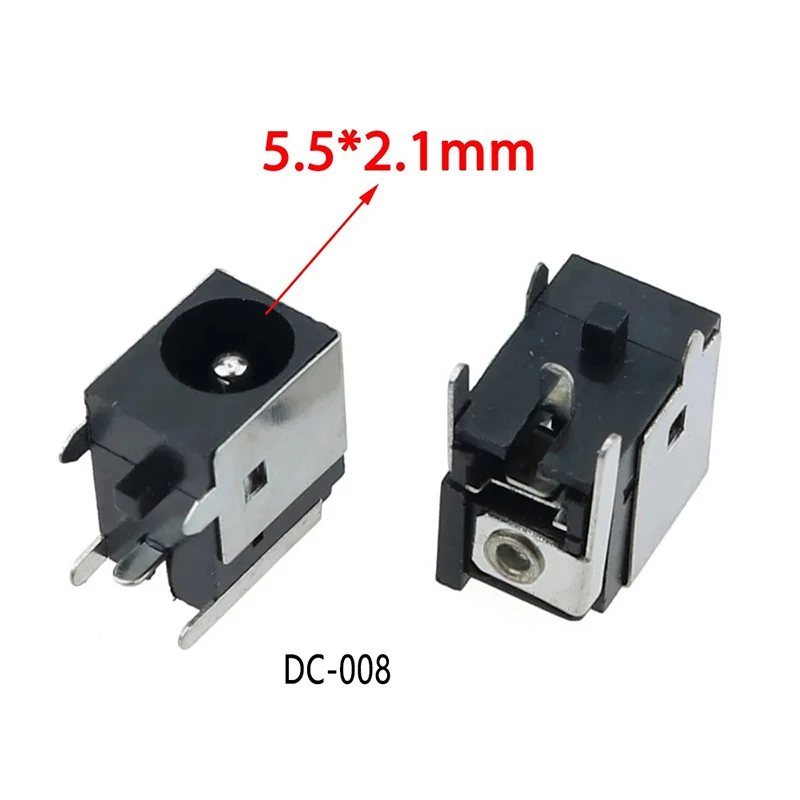 2/10 Stück DC-Stromanschlüsse 5521 5525 5,5 x 1,65 / 2,1 / 2,5 mm DC036 DC044 DC044A DC044B DC044C 3-polig 5-polig 6-polig für Laptop DC – Detail 8