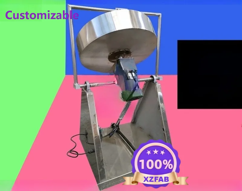 Factory Direct 2026 Small stainless steel laboratory disc granulator, cement ceramsite bentonite organic fertilizer disc