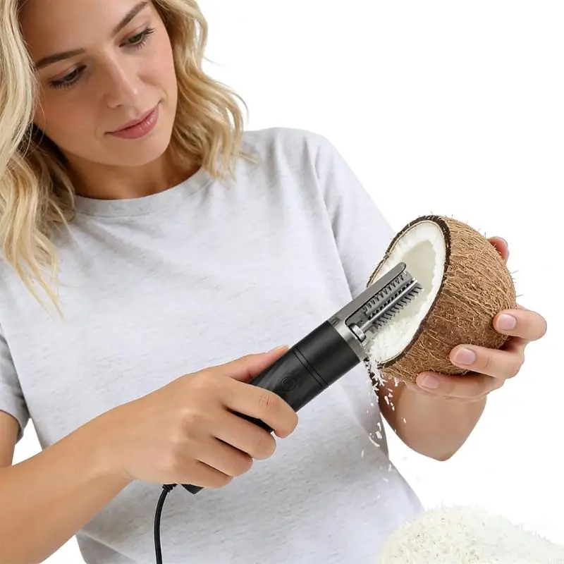 L9BE Handheld Coconut Grater Automatic Electric Fish Descaler Tool For Safe Operation