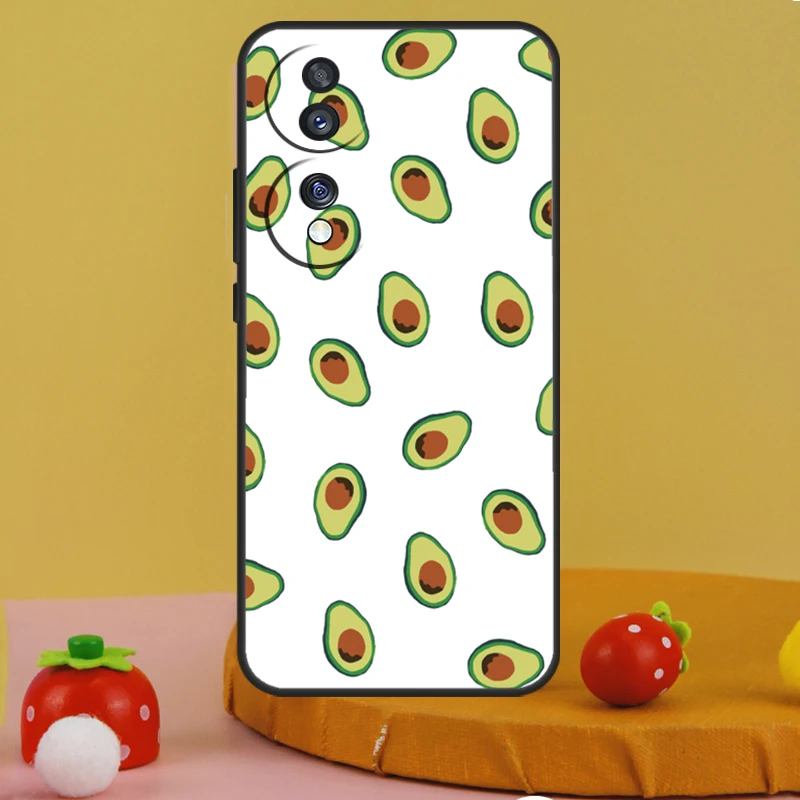 FUNNY AVOCADO Smile JOKE Case For Honor 200 Pro X9c X9a X8a X7a X6a X7 X8 X9 X8b X9b 50 70 90 Magic 6 5 Lite Cover