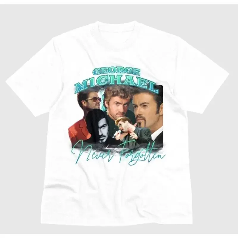 George Michael Fan T Shirt Never Forgotten Careless Whisper Wham Retro 80S