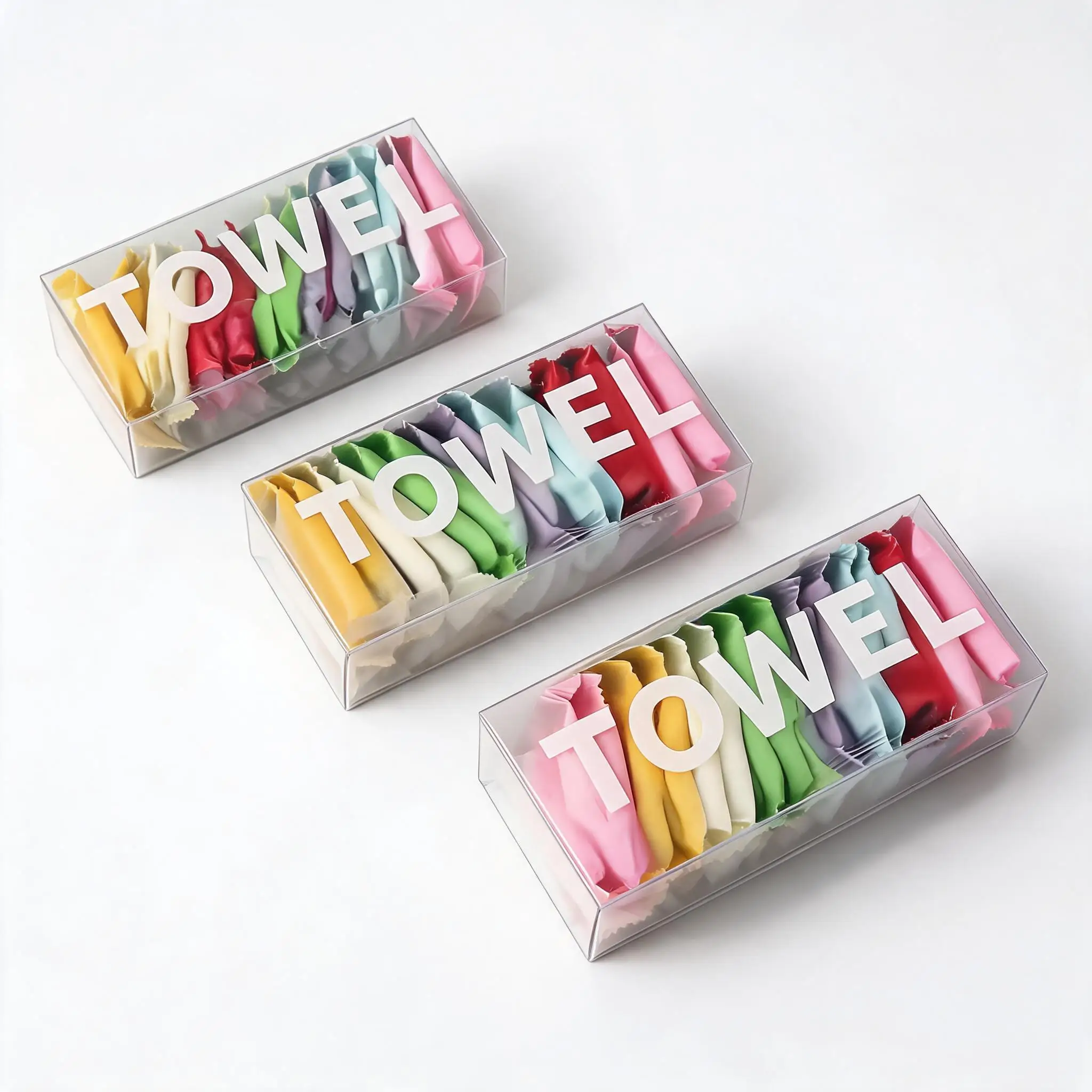Popular Candy Pack Compressed Disposable Face Towels, Large Absorbent Cotton Cloths, Compact Portable Cleansing Towels for Outdoor Travel