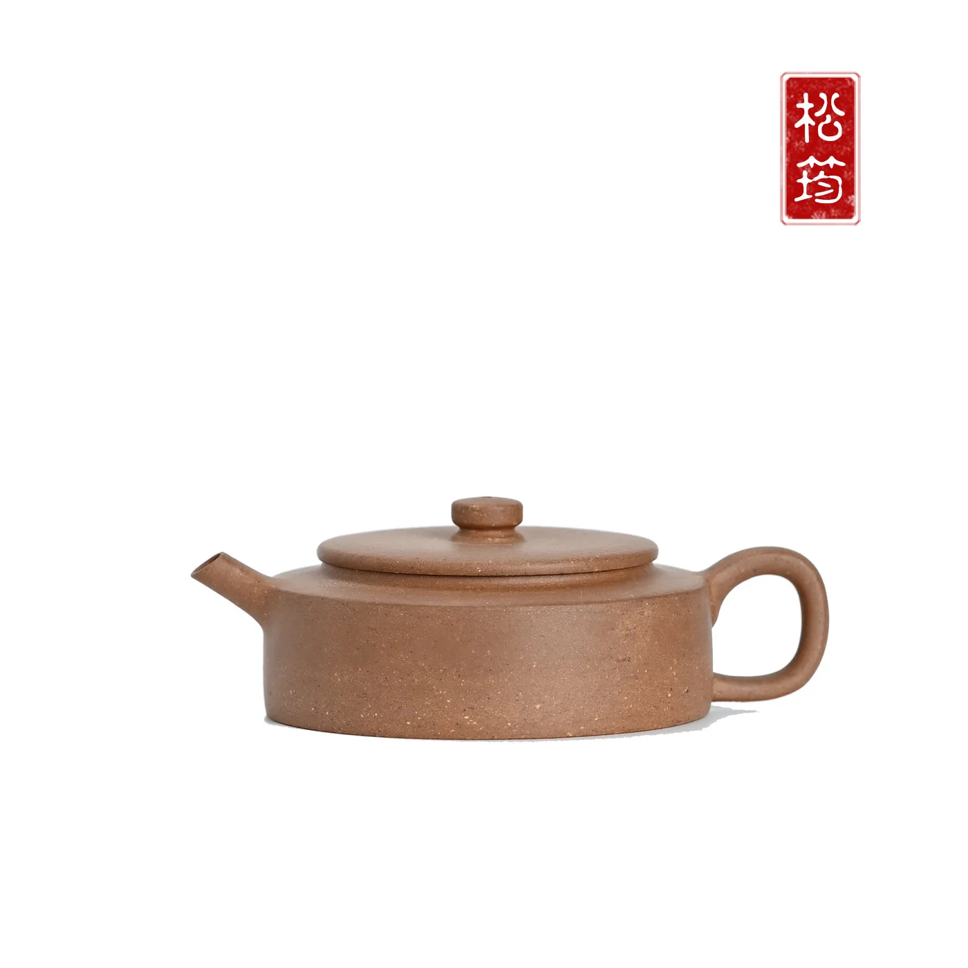 Purely Handmade Yixing Purple Clay Teapot With Natural Red Hempstone Finish Chinese Style For Personal Use 150ML