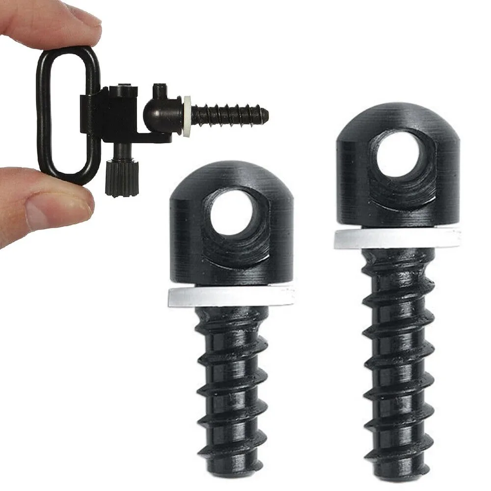 

4Pcs Quick Detach Super Swivels Screw & Nut Kit Rifle Shotgun QD Sling Mount