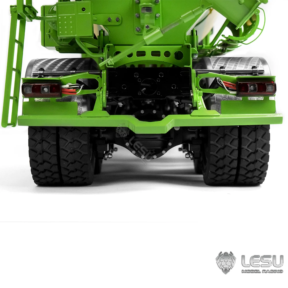 Toys LESU 1/14 6x6 RC Mixer Truck New Color Assembled Radio Control Agitating Lorry 2Speed Model Car Toucan Toys for Boy TH22563