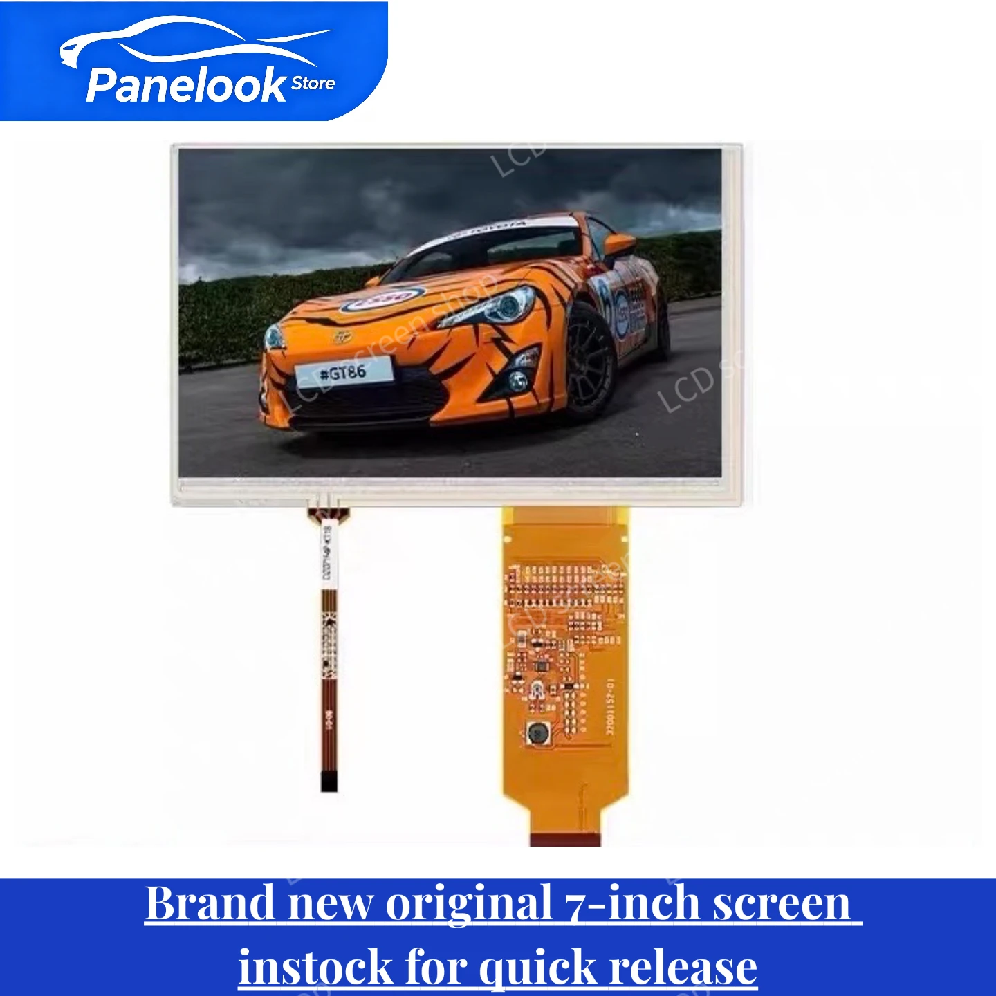Brand-New, Genuine Innolux LCD Screen, 7-inch LCD Display, Wide-Temperature Medical and Industrial Control Screen, LW700AT9008