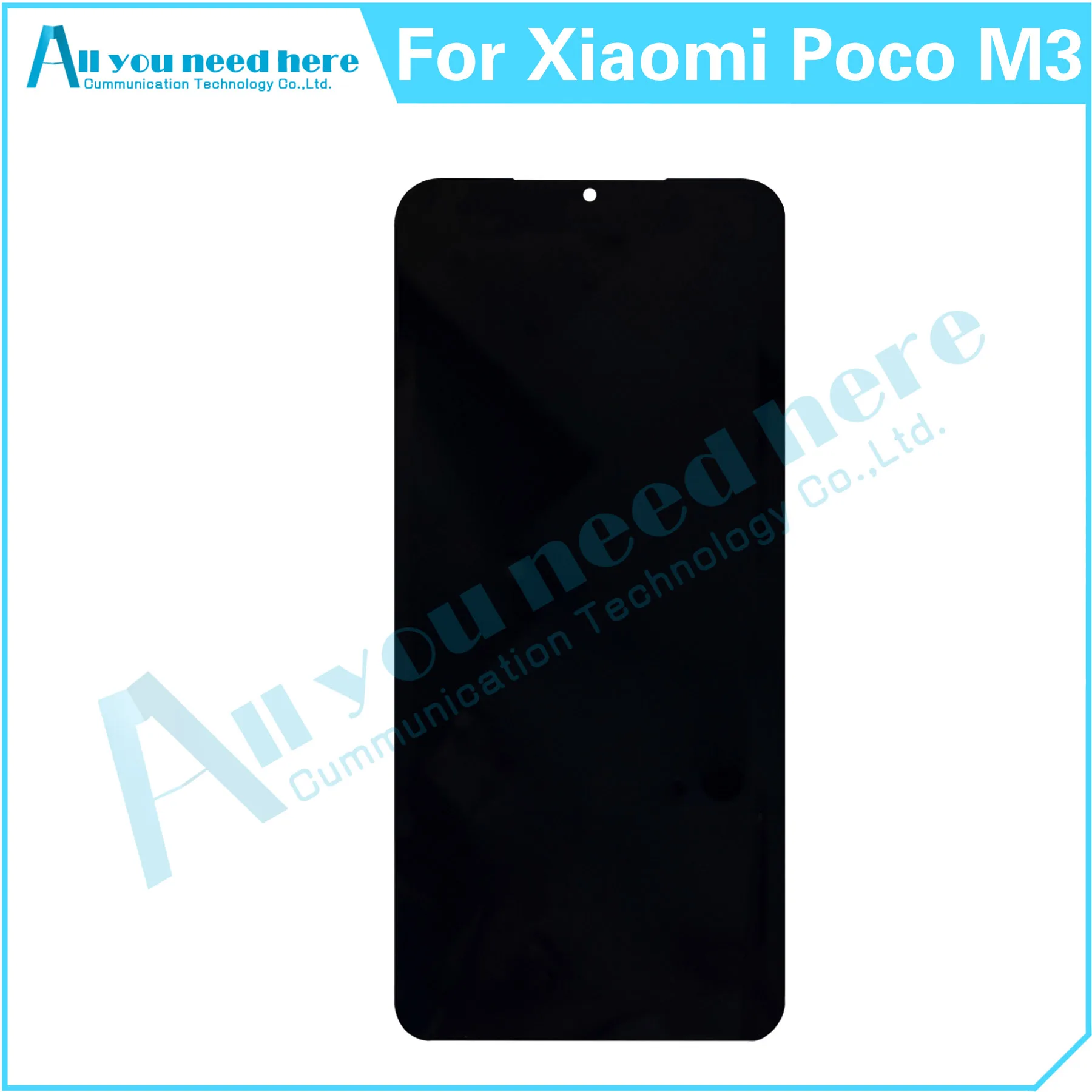 100% Test dla Xiaomi Poco M3 Wyświetlacz LCD Ekran dotykowy Digitizer Wymiana części naprawczych