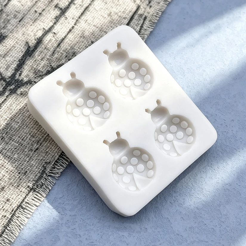 Ladybug Silicone Sugarcraft Mold Resin Tools Cupcake Baking Mould Fondant Cake Decorating Tools