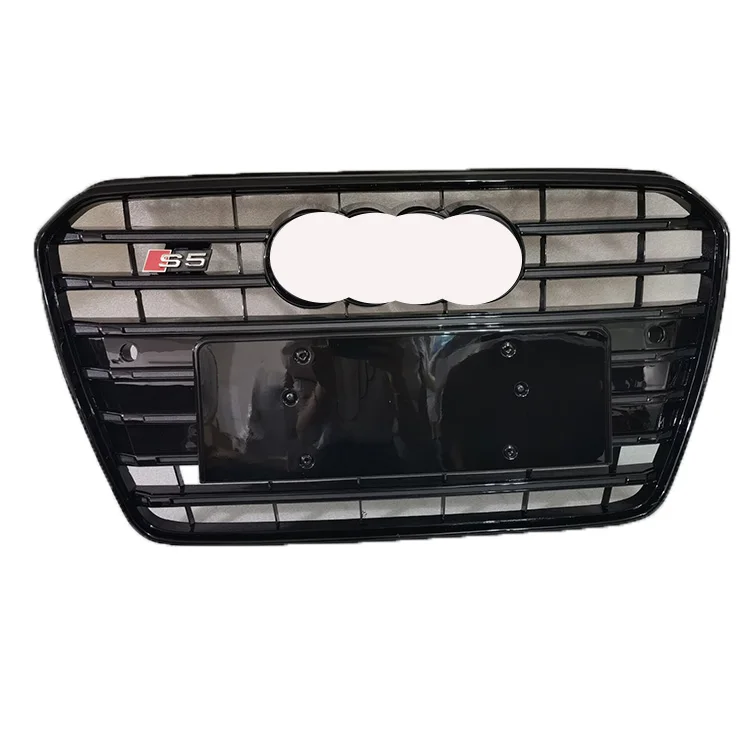 Hot Sale Front Grille A5 Upgrade Refit To S5 B8.5 Sport Style Honeycomb Mesh Grille for S5 2013-2016