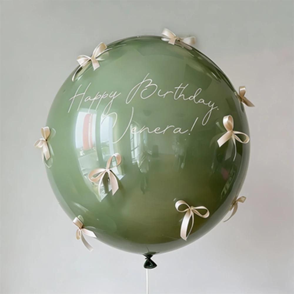 Avocado Sen Themen-Ballonset Bobo Ball Schleifendekoration für Hochzeit, Heiratsantrag, Geburtstag, Babyparty-Dekoration Ballons – Detail 9