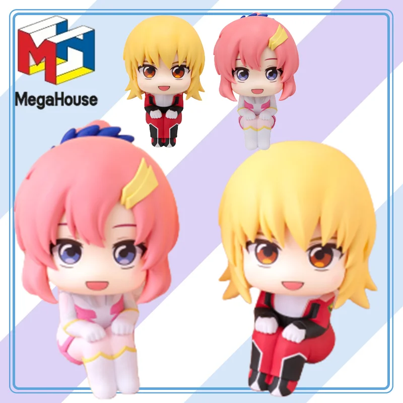 

【100% оригинал】MegaHouse Kidou Senshi Gundam Seed Freedom Cagalli Yula Athha Lacus Clyne- Look Up гаражный комплект Подарки Игрушки Модель