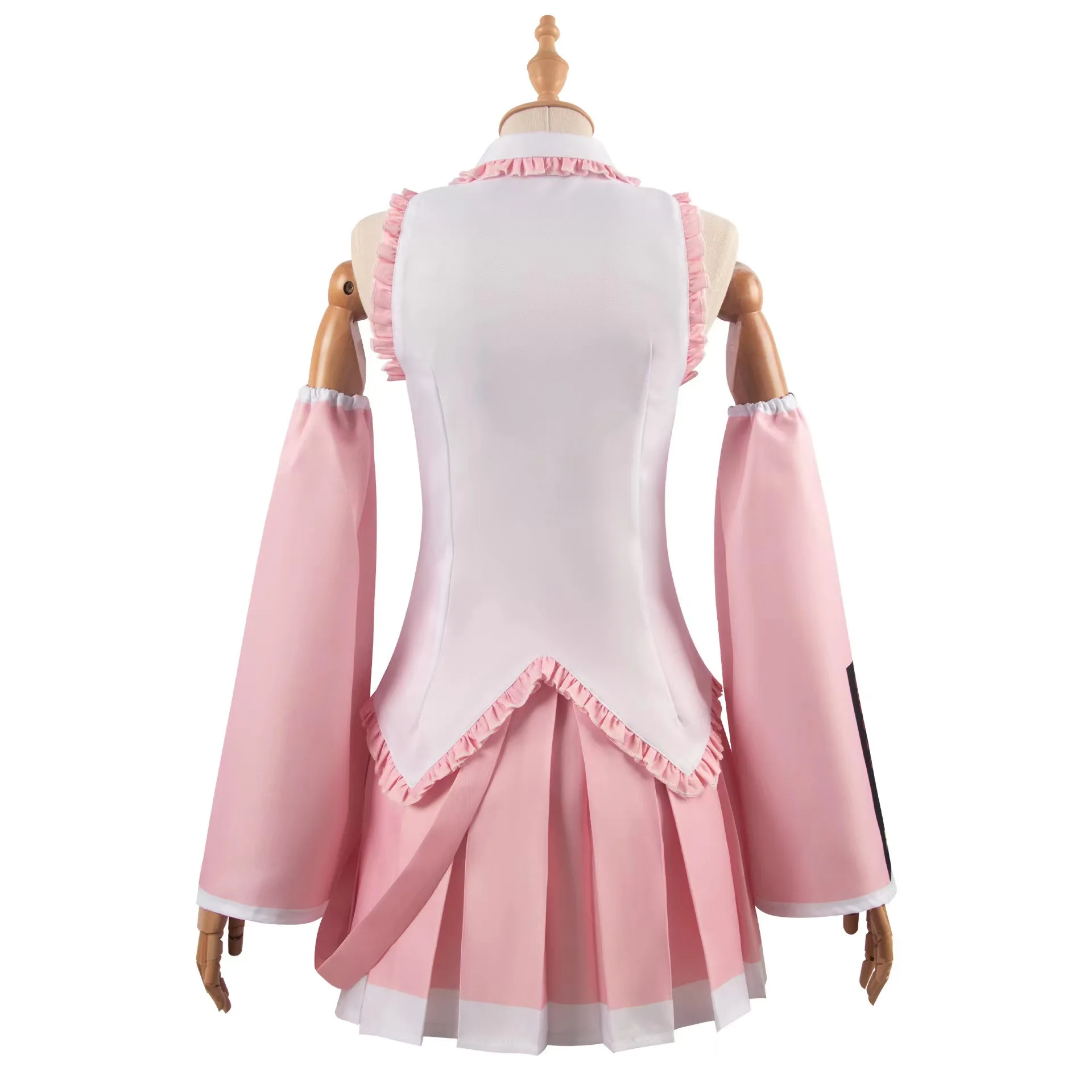 Nuevo disfraz de Cosplay de Miku rosa, ropa de Hatsune Miku MIKU, disfraz de Cosplay de Anime, falda JK, traje de Miku rosa, accesorios de peluca para Halloween
