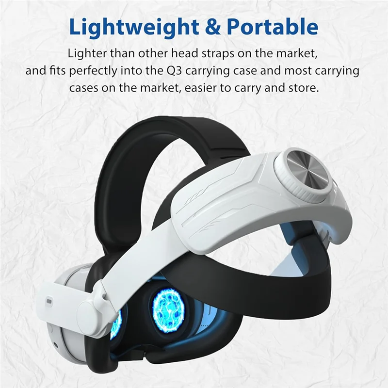 AEF7-Head Strap Accessories Compatible For Quest 3 DOBEWINGDELOU Replacement Elite Strap For Enhanced Comfort Adjustable