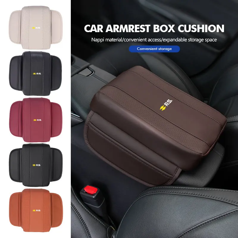 

Car Center Console Armrest Pad Protection Cushion Storage Pocket For Renault RS Kadjar Captur Clio Megane 2 3 4 RS Koleos Logan