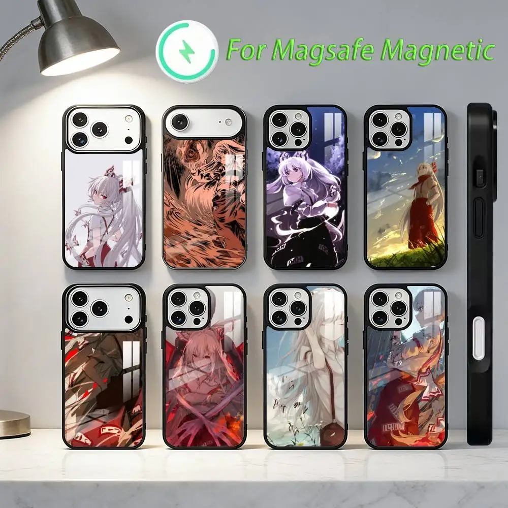 

Touhou Project Fujiwara no Mokou Phone Case For iPhone 17,16,15,14,13,12,11,Plus,Pro,Max Magsafe Magnetic Wireless Charging