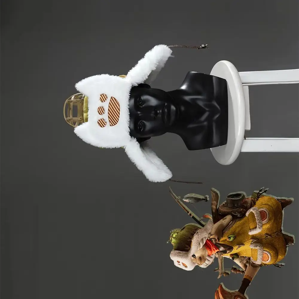 

Game Monster Cosplay Palico Hat Unisex Teenagers Disguise Hunter Headgear Halloween Carnival Party Comic Con Cap