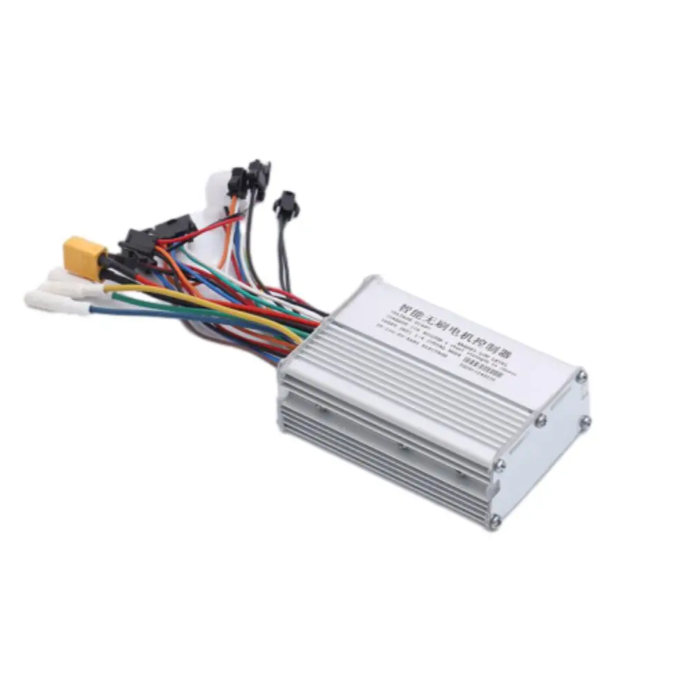

New DC Brushless Sine Wave Controller 24V36V48V High Power Skateboard Electric Tricycle Controller With Display Instrument Panel