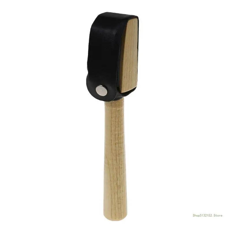 QX2E Ballet Dance Shoe Wire Brush PU Protector Cover Handle Ballroom Suede Soles Latin Dance Shoe Cleaning Brushes