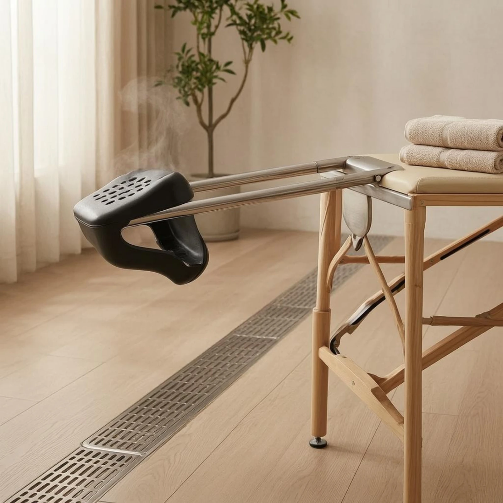 

Salon Shampoo-Bed Frame Stainless Steel Shampoo Bed Support Frame Beauty Furniture Perforated